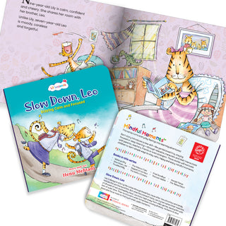 Lil Legends Mindful Moments Series - Slow Down, Leo, Staying Calm and Focused | Picture Story Book for Kids | Illustrated Stories to Build Self-Control and Emotional Learning | Age 5+