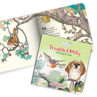 Lil Legends Mindful Moments Series - Troubled Milly, Searching for Calm | Picture Story Book for Kids | Illustrated Stories to Build Self-Control and Emotional Learning | Age 5+