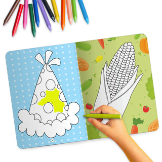 Lil Legends Crayon Colouring Book Vol 2 for Kids | Bold Outlines and Simple Designs | Animals, Birds and Surrounding World | Fun Colouring Activity Book | For Nursery/LKG | Age 3+