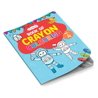 Lil Legends Book Of Crayon Colouring Vol 4 for Kids | Animals, Birds and Surrounding World | Boosts Focus, Creativity and Patience | Fun Activity Book | For UKG/Class 1/Class 2 | Age 4+