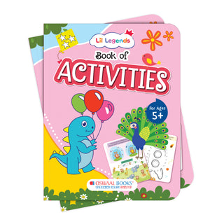 Lil Legends Book of Activities for Age 5+ | Fun Learning Workbook with Writing, Colouring, Phonics, Maths, Puzzles and More | Early Learning Activity Book | For Nursery/Kindergarten