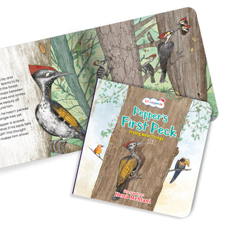Lil Legends Mindful Moments Series - Pepper's First Peck, Trying New Things | Picture Story Book for Kids | Illustrated Stories to Build Self-Control and Emotional Learning | Age 5+