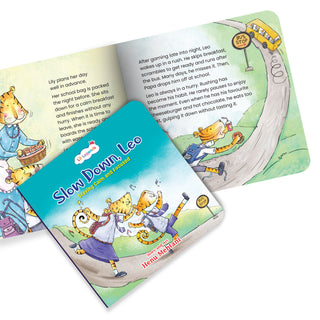 Lil Legends Mindful Moments Series - Slow Down Leo, Troubled Milly and The Yellow Patch | Set of 3 Books for Kids | Illustrated Stories to Build Concentration and Self Control | Age 5+
