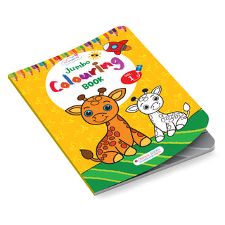 Lil Legends Jumbo Colouring Book Vol 1 for Kids | Bold Outlines and Fun Designs | Animals and Birds | Big Size Colouring Activity Book | For Nursery/LKG | Age 3+