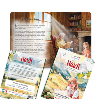 Lil Legends Heidi, A Timeless Classic Retold with A Modern Flair | Illustrated Story Book | Vocabulary, Imagination and Value Booster Story for Young Readers | For Age 7+