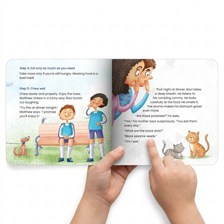 Lil Legends Mindful Moments Series - Hunger Pangs, Eating Mindfully | Picture Story Book for Kids | Illustrated Stories to Build Self-Control and Emotional Learning | Age 5+
