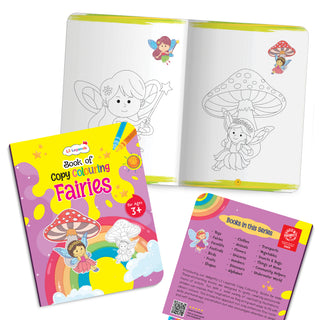 Lil Legends Books Of Copy Colouring Set of 10 Books for Kids | Dinosaurs, Unicorns, Festivals, Community Helpers and More | Fun Activities and Vocabulary Booster | For LKG/UK | Age 3+