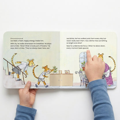 Lil Legends Mindful Moments Series - Slow Down, Leo, Staying Calm and Focused | Picture Story Book for Kids | Illustrated Stories to Build Self-Control and Emotional Learning | Age 5+