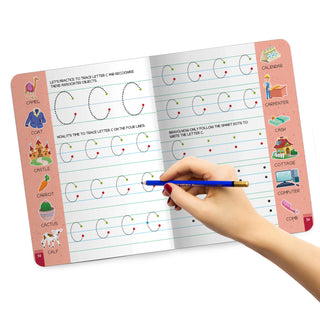 Lil Legends Alphabet Writing Starter Pack | 3 Books | Uppercase A-Z Levels 1 and 2 + Lowercase D'Nealian Style | India's First Pre-Writing Programme | LKG/UKG | Age 3-6
