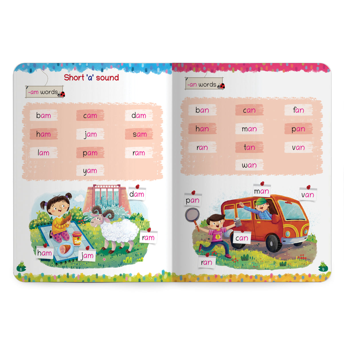 Lil Legends Three Letter Words A Phonic Reader- CVC Phonics Book for Kids | Letter Sounds, Blending and Word Recognition | Early Reading Practice Workbook | For Nursery/LKG/UKG | Age 5+