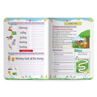 Lil Legends Incredible Phonics Level 4 Main Book for Kids | Long Vowels, Complex Blends, Multi-Syllabic Words | Phonics Reading Book | Advanced Phonics Workbook | For Class 1 and 2 | Age 6-8