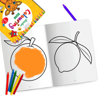 Lil Legends Jumbo Colouring Book Vol 1 for Kids | Bold Outlines and Fun Designs | Animals and Birds | Big Size Colouring Activity Book | For Nursery/LKG | Age 3+