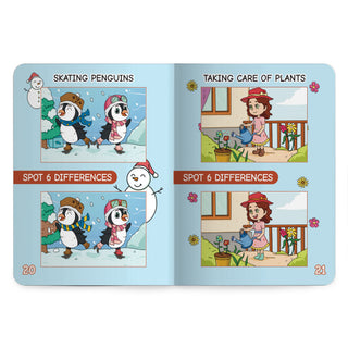 Lil Legends Spot the Difference Book for Kids Age 4+ Years - Interactive Learning Activity Book | Fun Puzzles to Boost Observation, Concentration & Critical Thinking | Brain Games for Children