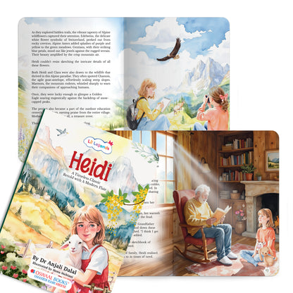 Lil Legends Timeless Classics Re-Imagined for Today | Set of 3 Story Books | Heidi, Peter Pan and Around the World in 80 Days | Vocabulary, Imagination and Value Booster Stories | For Age 7+