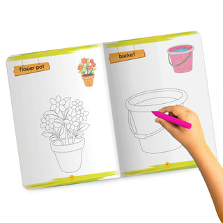 Lil Legends Books Of Copy Colouring Set of 10 Books for Kids | Dinosaurs, Unicorns, Festivals, Community Helpers and More | Fun Activities and Vocabulary Booster | For LKG/UK | Age 3+