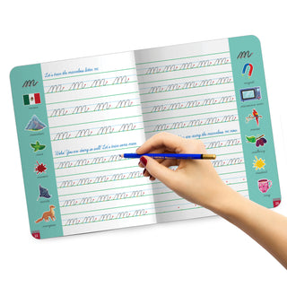 Lil Legends Cursive Writing Starter Pack | Set of 2 Books | Uppercase Level 1 and Lowercase Level 2 | Three Line Handwriting and Vocabulary Practice | For LKG/UKG | Age 4+