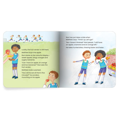 Lil Legends Mindful Moments Series - Hunger Pangs, Eating Mindfully | Picture Story Book for Kids | Illustrated Stories to Build Self-Control and Emotional Learning | Age 5+