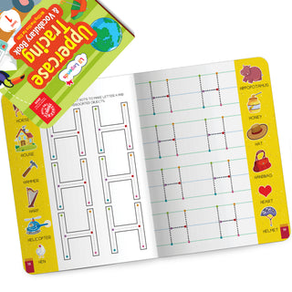 Lil Legends Alphabet Writing Starter Pack | 3 Books | Uppercase A-Z Levels 1 and 2 + Lowercase D'Nealian Style | India's First Pre-Writing Programme | LKG/UKG | Age 3-6