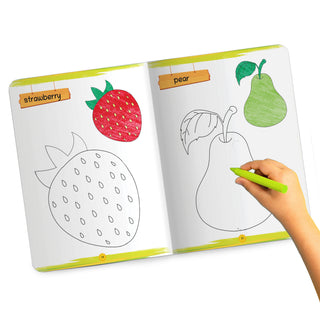 Lil Legends Books of Copy Colouring Set of 5 Books for Kids | Animals, Alphabets, Vegetables, Flowers and Fruits | Fun Activities and Vocabulary Booster for Kids | For LKG/UKG | Age 3+