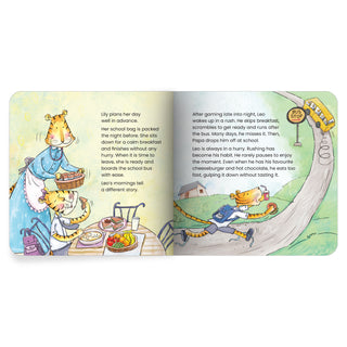 Lil Legends Mindful Moments Series - Slow Down, Leo, Staying Calm and Focused | Picture Story Book for Kids | Illustrated Stories to Build Self-Control and Emotional Learning | Age 5+
