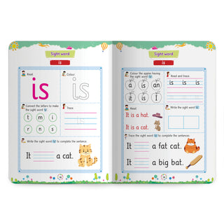 Lil Legends Incredible Phonics Level 1 Sight Words Book for Kids | High Frequency Words and CVC Words | English Reading and Activity Book | For Nursery/LKG | Age 3-5