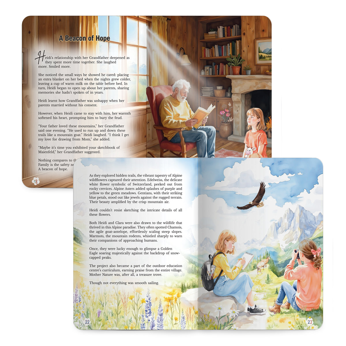 Lil Legends Heidi, A Timeless Classic Re-Imagined for Today | Illustrated Story Book | Vocabulary, Imagination and Value Booster Story | For Age 7+