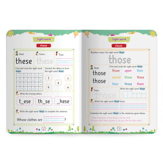 Lil Legends Incredible Phonics Sight Words Book Level 4 for Kids | Complex High Frequency Words and Sentence Reading | Fun Activity Book | For Class 1 and 2 | Age 6-8
