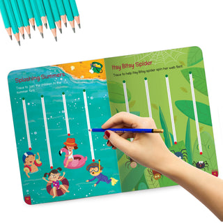 Lil Legends Complete Handwriting Journey | 8 Books | Lines and Patterns to Cursive | Uppercase, Lowercase and Number Tracing | India's First Pre-Writing Programme | Age 2+