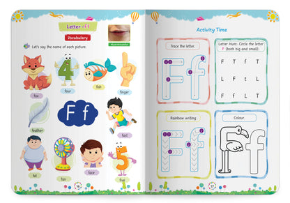 Lil Legends Incredible Phonics Level 1 Part 1 Main Book | Letter Sounds, Tracing, Writing and Fun Activities | Phonics Workbook for Beginners | Age 3+