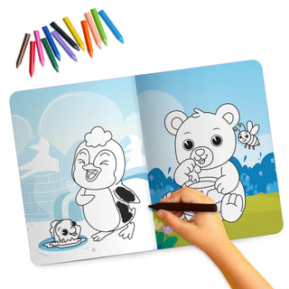 Lil Legends Jumbo Colouring Book Vol 3 for Kids | Bold Outlines and Fun Designs | Nature, Animals and Fun Scenes | Big Size Colouring Activity Book | For Toddlers/LKG/UKG | Age 5+