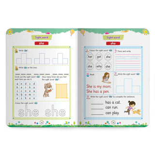 Lil Legends Incredible Phonics Level 2 Sight Words Book for Kids | High Frequency Words and Reading Practice | Vocabulary and Activity Book | For UKG and Class 1 | Age 4-6