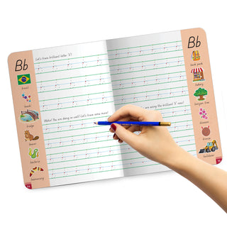 Lil Legends Writing Books Lowercase Tracing and Vocabulary Book Level | 1 New Age Lowercase Writing D'Nealian Style | Small Letters Practise Workbook | For LKG/UKG | Age 4+