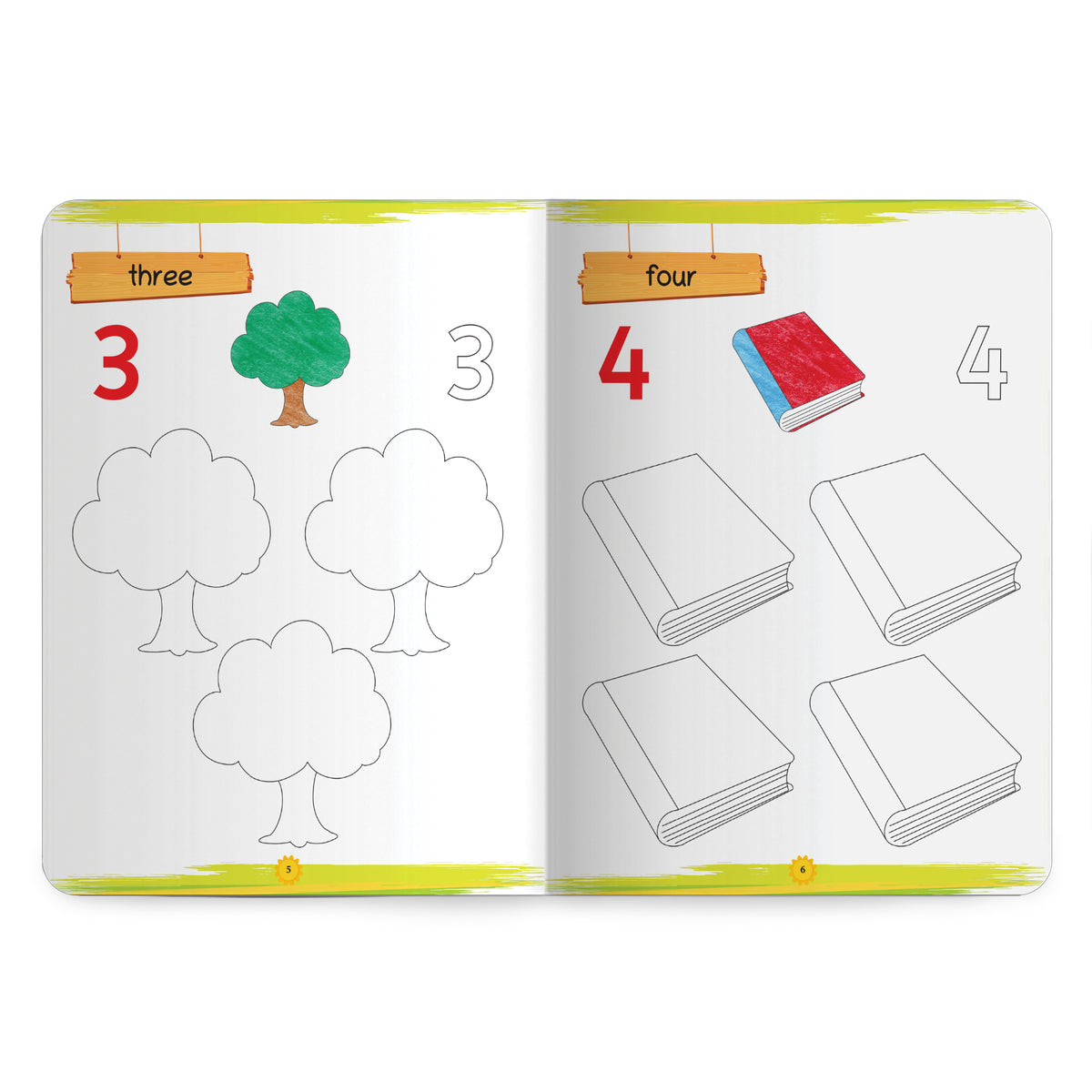 Lil Legends Books of Copy Colouring Set of 5 Books for Kids | Transport, Shapes, Numbers, Clothes and Birds | Fun Activities and Vocabulary Booster | For LKG/UKG | Age 3+