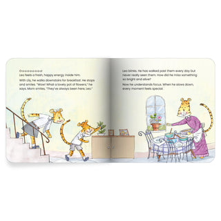 Lil Legends Mindful Moments Series - Slow Down, Leo, Staying Calm and Focused | Picture Story Book for Kids | Illustrated Stories to Build Self-Control and Emotional Learning | Age 5+