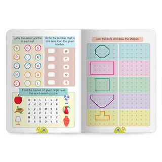 Lil Legends Book of Activities for Age 4+ | Fun Learning Workbook with Tracing, Writing, Colouring Matching, Puzzles and More | Early Learning Activity Book | For LKG/UKG/Class 1