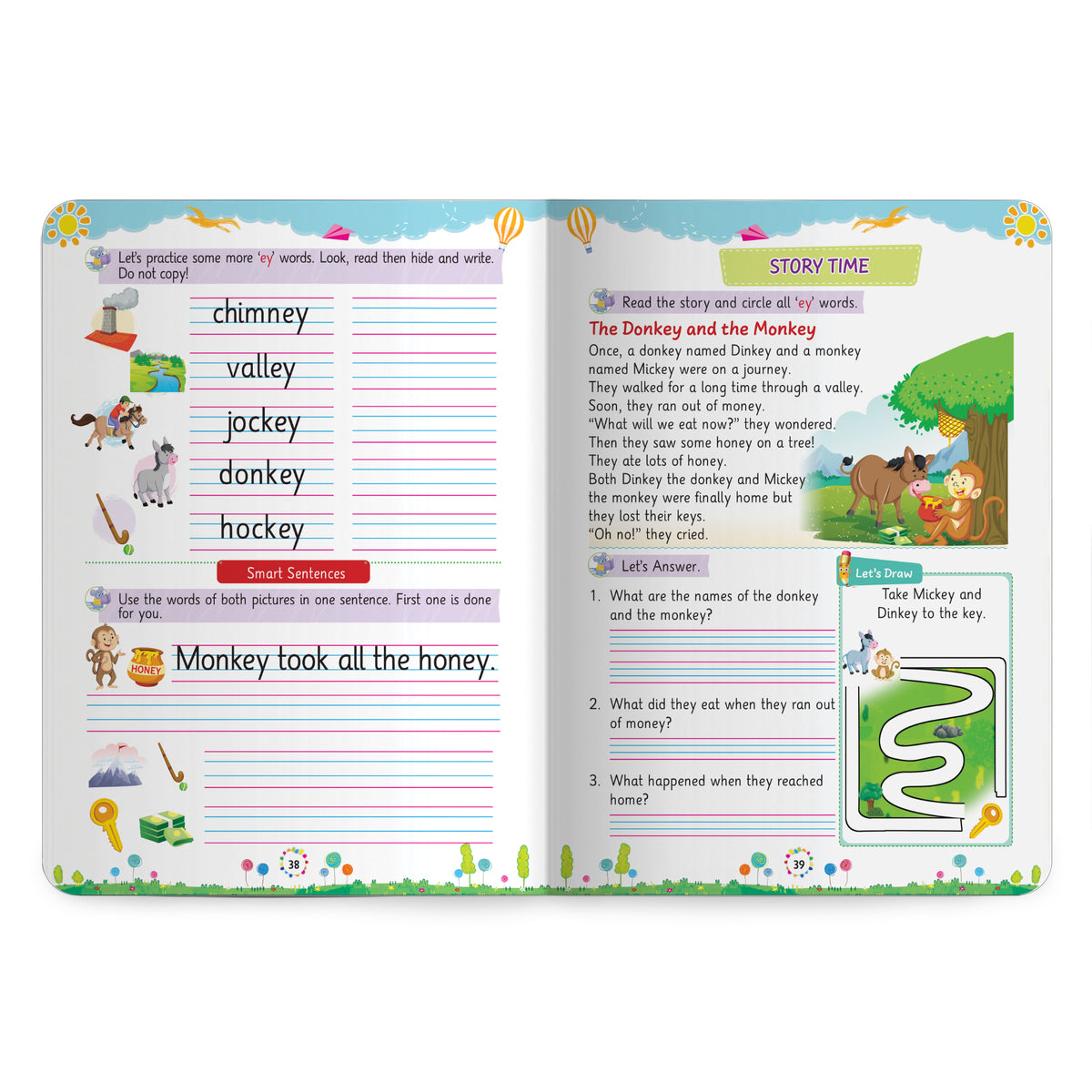 Lil Legends Incredible Phonics Level 4 Main Book and Sight Words Book | Set of 2 Books for Kids | Long Vowels, Complex Blends and High Frequency Words | For Class 1 and 2 | Age 6-8