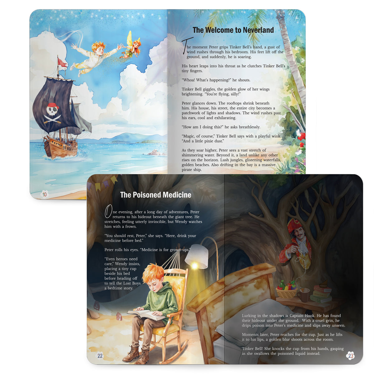 Lil Legends Timeless Classics Re-Imagined for Today | Set of 2 Story Books | Peter Pan and Around the World in 80 Days | Vocabulary, Imagination and Value Booster Stories | For Age 7+