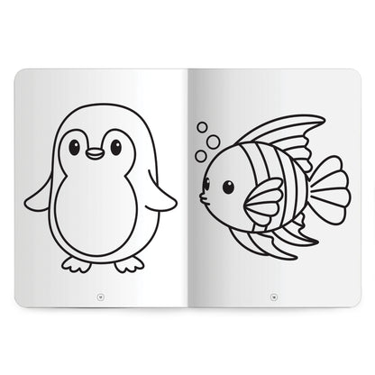 Lil Legends Crayon Colouring Book Vol 1 for Kids | Bold Outlines and Simple Designs | Animals, Birds and More | Fun Colouring Activity Book | For Nursery/LKG | Age 2+