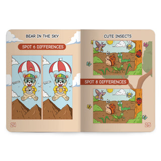 Lil Legends Spot the Difference Book for Kids Age 4+ Years - Interactive Learning Activity Book | Fun Puzzles to Boost Observation, Concentration & Critical Thinking | Brain Games for Children