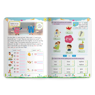 Lil Legends Incredible Phonics Level 4 Main Book for Kids | Long Vowels, Complex Blends, Multi-Syllabic Words | Phonics Reading Book | Advanced Phonics Workbook | For Class 1 and 2 | Age 6-8