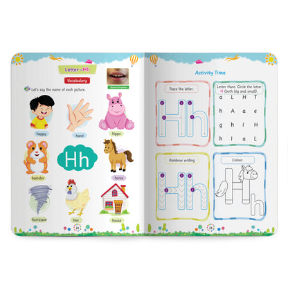 Lil Legends Incredible Phonics Level 1 Main Book Part 1, Part 2 and Sight Words Book | Set of 3 for Age 3-5 Years | Letter Sounds, High Frequency Words and Fun Activities | For Nursery/LKG/