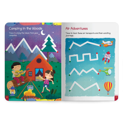 Oswaal Lil Legends Early Writing Readiness | Set of 3 Books | Lines and Patterns + Number Tracing + Uppercase Tracing and Vocabulary | India's First Pre-Writing Programme | Age 2-5