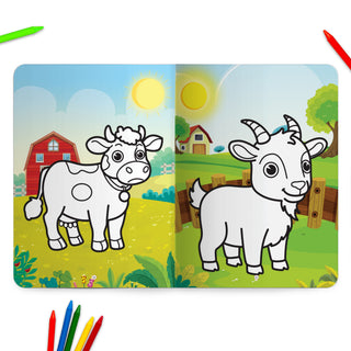 Lil Legends Jumbo Colouring Book Vol 2 for Kids | Bold Outlines and Fun Designs | Animals, Birds and Nature Scenes | Big Size Colouring Activity Book | For Toddlers/LKG/UKG | Age 4+