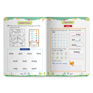 Lil Legends Incredible Phonics Level 3 Sight Words Book for Kids | Tricky and High Frequency Words | Reading Fluency and Fun Activity Book | For Class 1 and 2 | Age 5-7