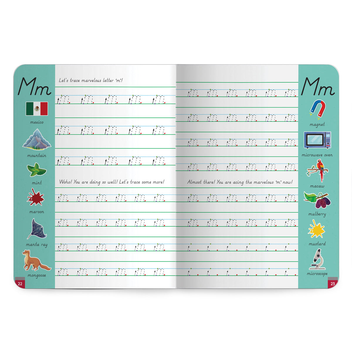 Lil Legends Writing Books Lowercase Tracing and Vocabulary Book Level | 1 New Age Lowercase Writing D'Nealian Style | Small Letters Practise Workbook | For LKG/UKG | Age 4+