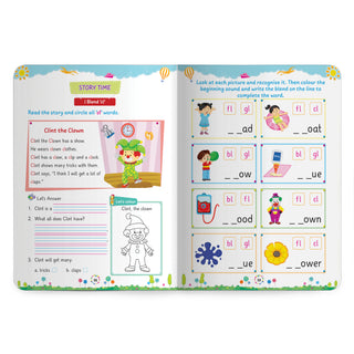 Lil Legends Incredible Phonics Level 3 Main Book for Kids | Digraphs, Consonant Blends and Decodable Stories | Reading Fluency | Advanced Phonics Workbook | For Class 1 and Class 2 | Age 5-7