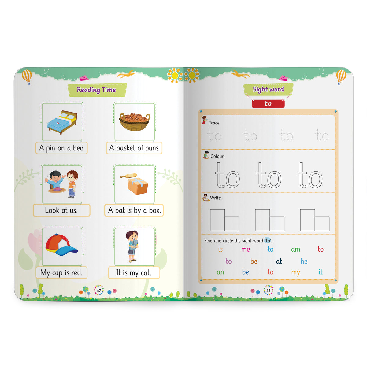 Lil Legends Incredible Phonics Level 1 Sight Words Book | High Frequency Words and CVC Words | English Reading and Activity Book | Age 3+