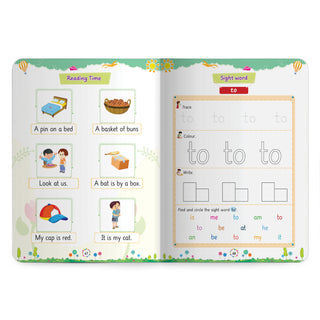 Lil Legends Incredible Phonics Level 1 Sight Words Book for Kids | High Frequency Words and CVC Words | English Reading and Activity Book | For Nursery/LKG | Age 3-5
