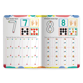 Lil Legends Writing Books Number Tracing and Activity Book Level 1 for Kids | Number Recognition and Fun Activities| Workbook with Smart Dot Guidance | For Nursery/LKG/UKG | Age 2-4