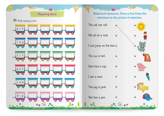 Lil Legends Incredible Phonics Level 2 Main Book and Sight Words Book | Set of 2 Books for Age 4-6 Years | CVC Words, Blending and High Frequency Words | Fun Activity Book | For UKG/Class 1